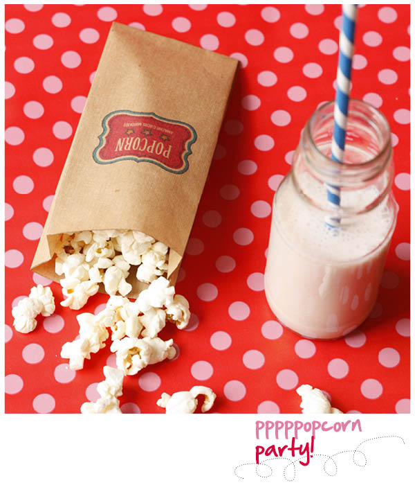 Circus popcorn en milkshakes
